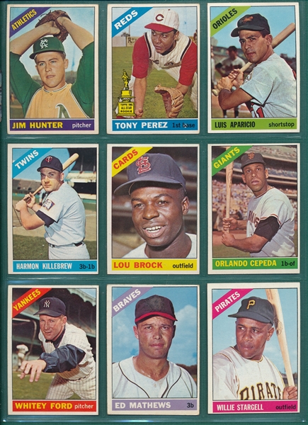 1966 Topps Baseball Near Set (591/598) 