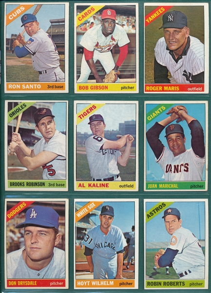 1966 Topps Baseball Near Set (591/598) 