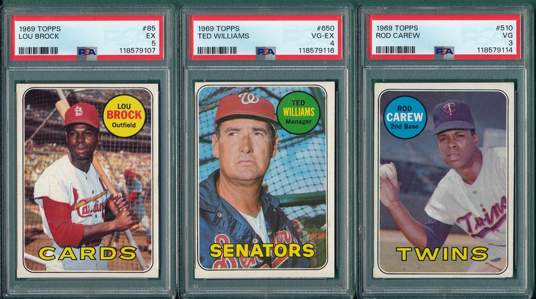 1969 Topps Baseball Near Set (652/664) 