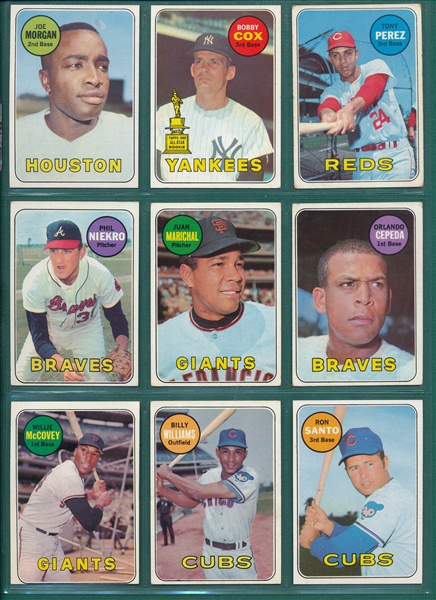 1969 Topps Baseball Near Set (652/664) 