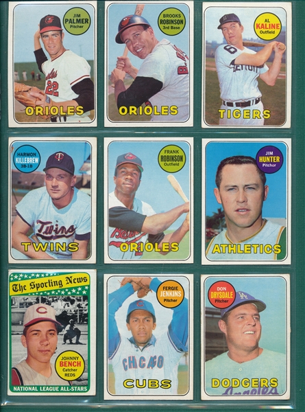 1969 Topps Baseball Near Set (652/664) 