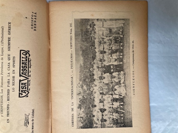 1945-46 Cuban Winter League Booklet