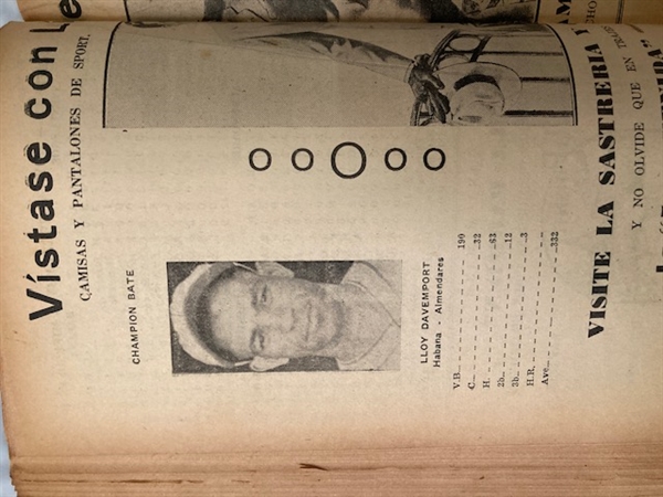 1945-46 Cuban Winter League Booklet