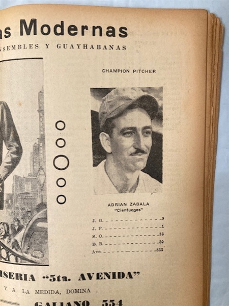 1945-46 Cuban Winter League Booklet