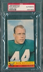 1959 Bazooka Football Pete Retzlaff PSA Authentic