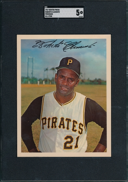1967 Dexter Press Premium Roberto Clemente SGC 5