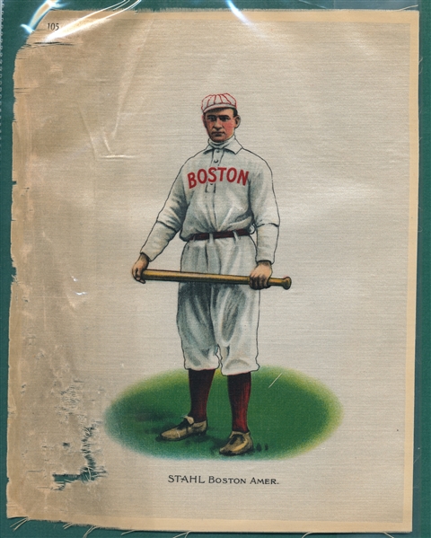 1912 S81 Silks Jake Stahl Helmar Cigarettes