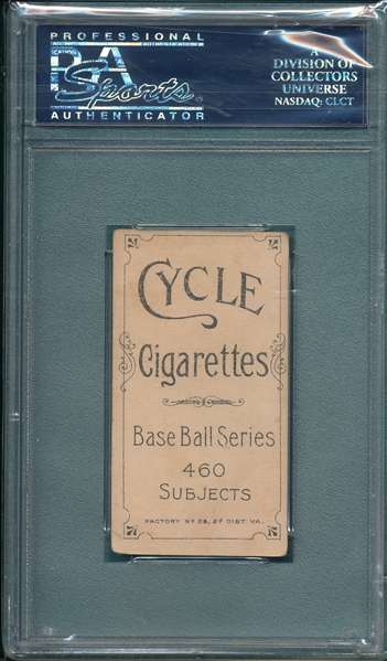 1909-1911 T206 Schlei Cycle Cigarettes PSA 2 *460 Series*