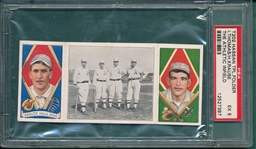 1912 T202 Athletic Infield Thomas/Krause Hassan Cigarettes PSA 5