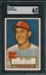 1952 Topps #223 Del Ennis SGC 6