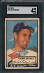 1952 Topps #274 Ralph Branca SGC 4