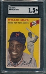 1954 Topps #90 Willie Mays SGC 1.5