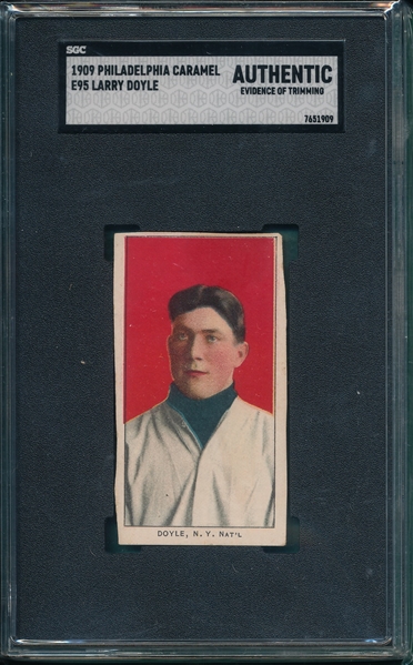 1909 E95 Doyle Philadelphia Caramel Co. SGC Authentic