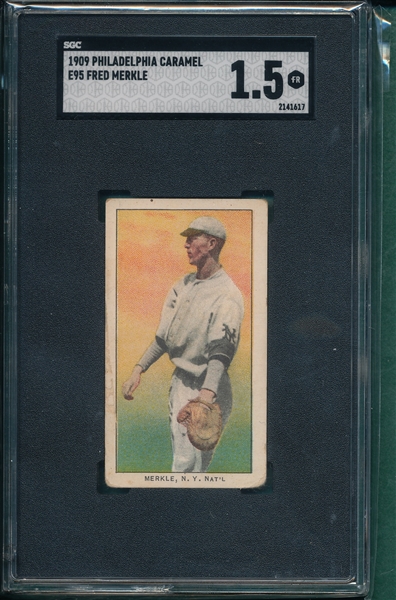 1909 E95 Merkle Philadelphia Caramel Co. SGC 1.5