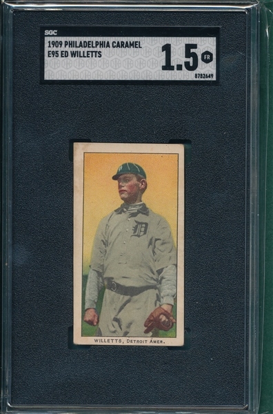 1909 E95 Willetts Philadelphia Caramel Co. SGC 1.5