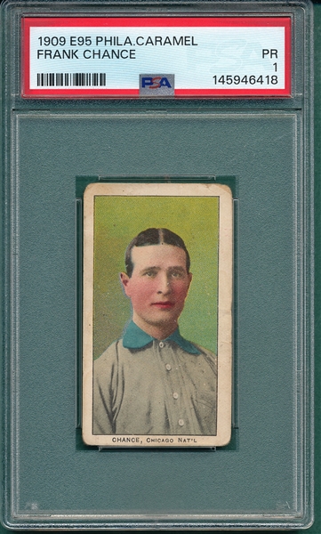 1909 E95 Chance Philadelphia Caramel Co. PSA 1