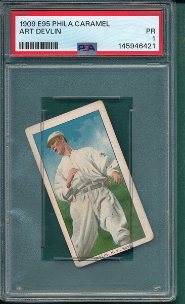 1909 E95 Devlin Philadelphia Caramel Co. PSA 1