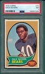 1970 Topps Football #70 Gale Sayer PSA 7