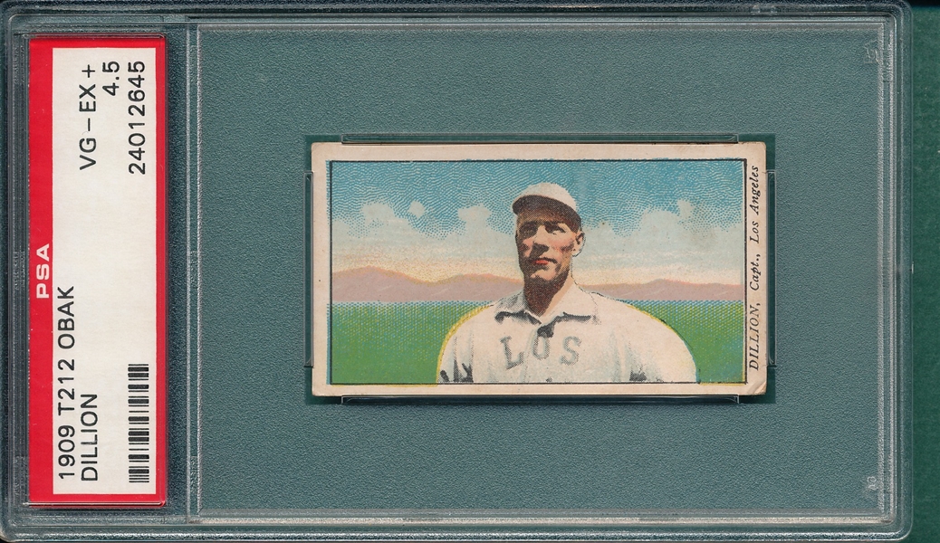 1909 T212-1 Dillion Obak Cigarettes PSA 4.5