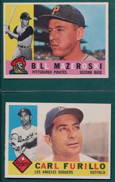 1960 Topps Lot of (150) W/ #55 Mazeroski