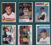 1973-78 Topps Lot of (6) Nolan Ryan 