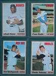 1970 Topps Lot of (20) W/ Aaron