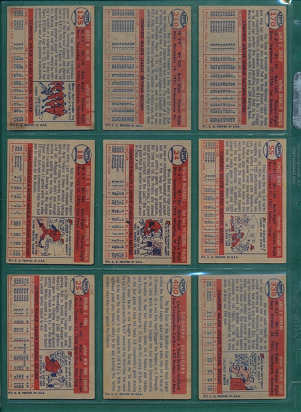 1957 Topps Baseball Complete Set (407) W/ (2) Checklists