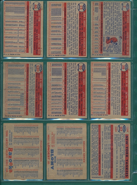 1957 Topps Baseball Complete Set (407) W/ (2) Checklists
