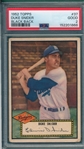 1952 Topps #37 Duke Snider PSA 2 *Black*