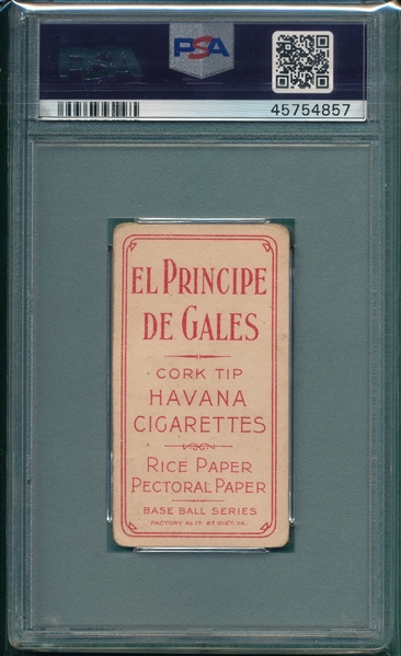 1909-1911 T206 Magee, Portrait, El Principe De Gales, PSA 1.5