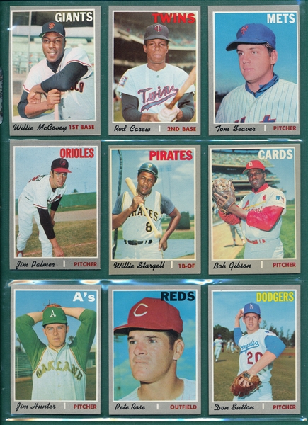 1970 Topps Baseball Complete Set (720) 