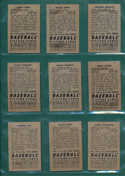 1952 Bowman Near Set (251/252)