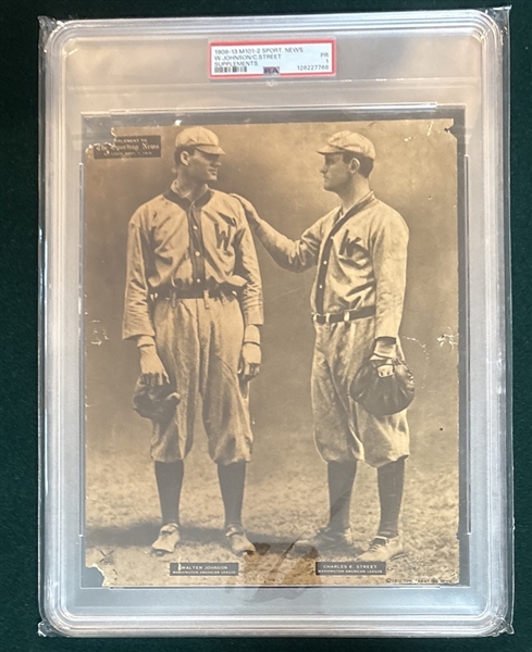 1909-1913 M101-2 Johnson/Street, Sporting News, PSA 1