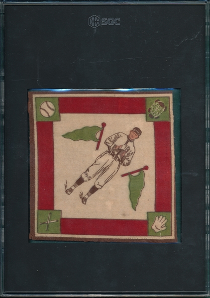 1914 B18 Blankets Walter Johnson SGC Authentic *Green Pennants*
