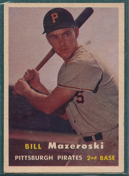 1957 Topps #24 Bill Mazeroski, Rookie
