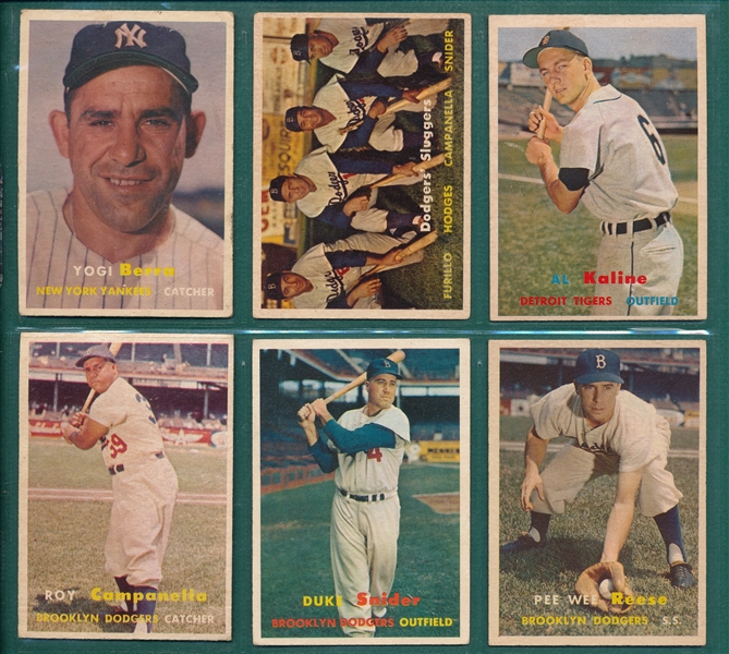 1957 Topps Baseball Near Set (384/404)