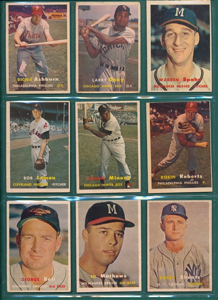 1957 Topps Baseball Near Set (384/404)