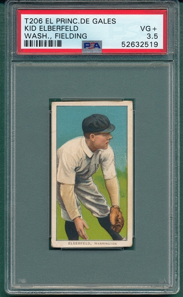 1909-1911 T206 Elberfeld, Fielding, El Principe De Gales PSA 3.5