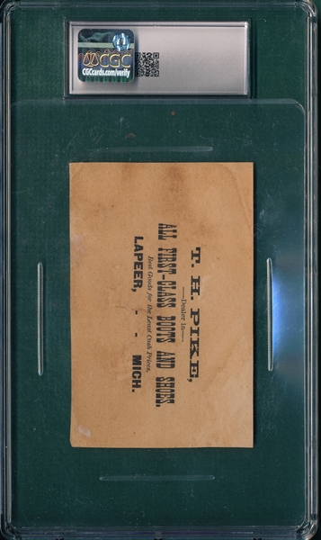 1880s H804-10 Corner Clefs Series, A Heavy Hit, CGC Authentic