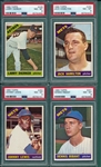 1966 Topps Lot of (4) W/ #228 Dierker PSA 8