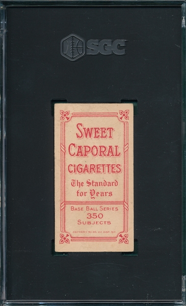 1909-1911 T206 O'Brien Sweet Caporal Cigarettes SGC 2