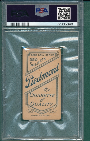 1909-1911 T206 Milan Piedmont Cigarettes PSA 3