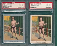1910 T220 Boxing Tommy Ryan, Lot of (2) PSA