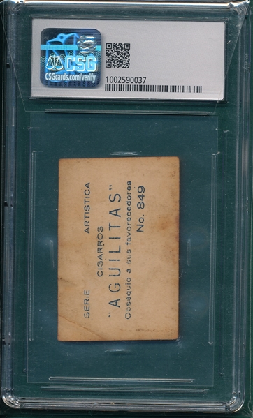 1926-27 Aguilitas #849 Cesar Alvarez CSG 1.5