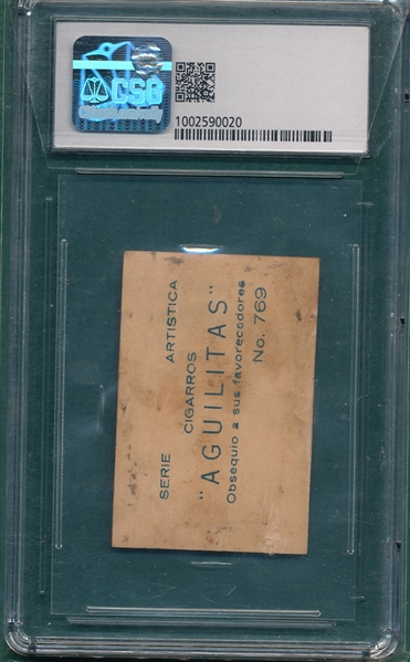 1926-27 Aguilitas #769 Carlos Zarza CSG 1.5