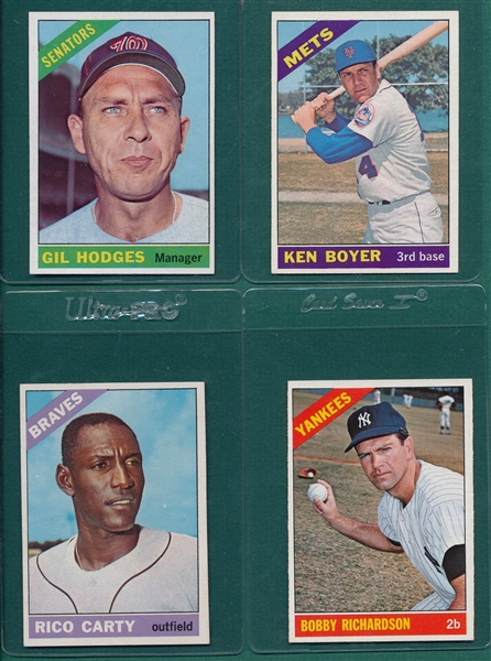 1966 Topps Lot of (127) W/ #386 Hodges
