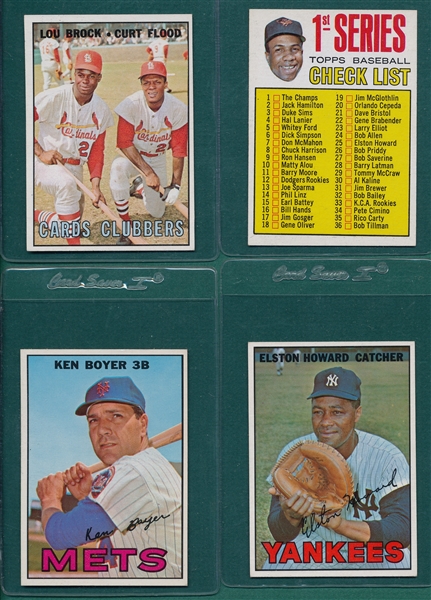 1967 Topps Lot of (250) W/ #105 Ken Boyer 