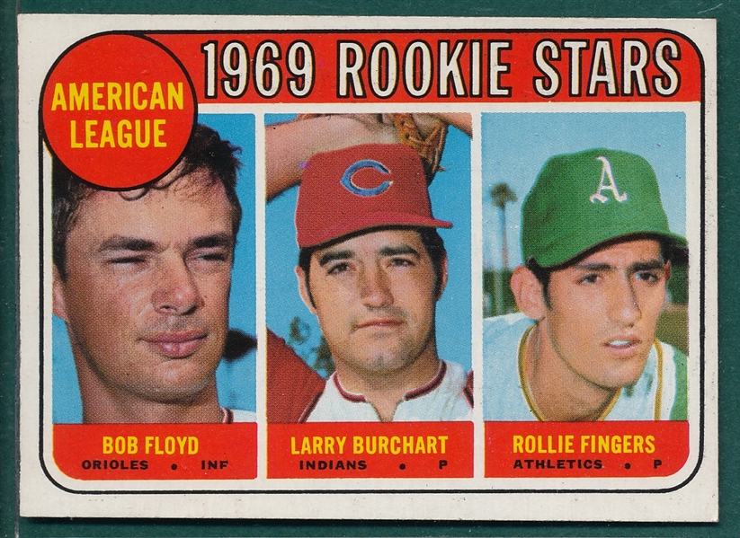 1969 Topps #597 Rollie Fingers, Rookie