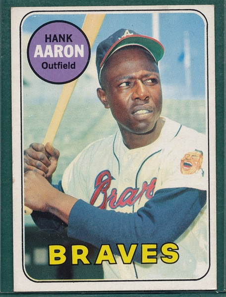 1969 Topps #100 Hank Aaron