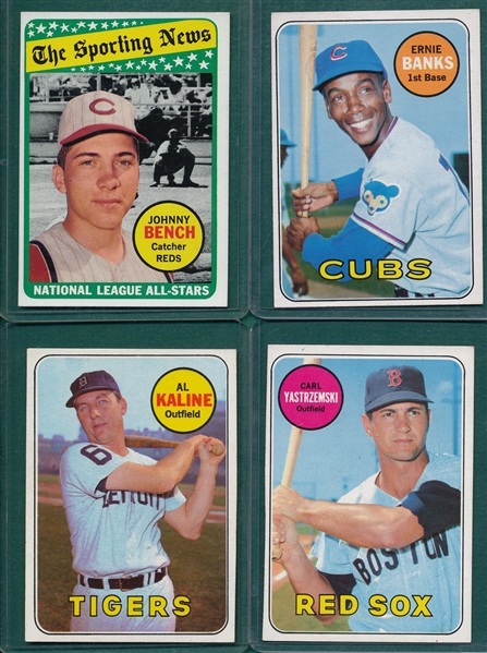 1969 Topps Partial Set (623/664) W/ Bench, AS